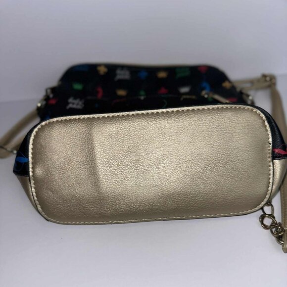 Baby Phat Multicolor Crown & Cat Print Crossbody Bag - Picture 8 of 8